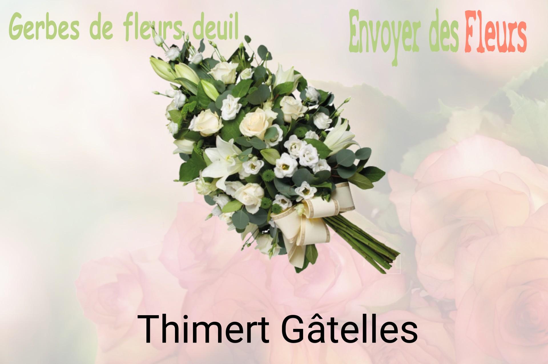 Gerbe de fleurs de deuil livrée à Thimert-Gâtelles